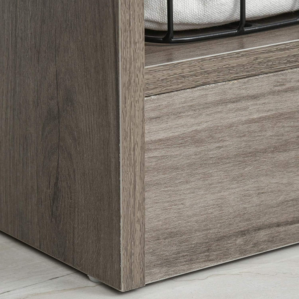 Grey 3 Shelf Bookshelf and Bookcase Storage Unit T3402