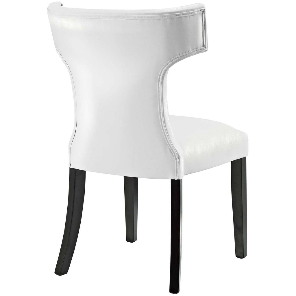 Black Vinyl Dining Chair G73775