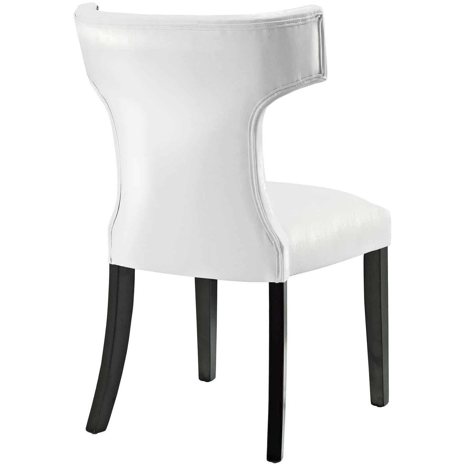 Black Vinyl Dining Chair G73775