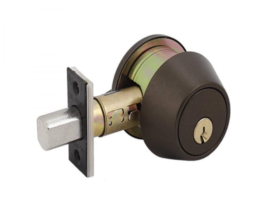 Polished Brass Heavy Duty Single Cylinder Deadbolt Q77748