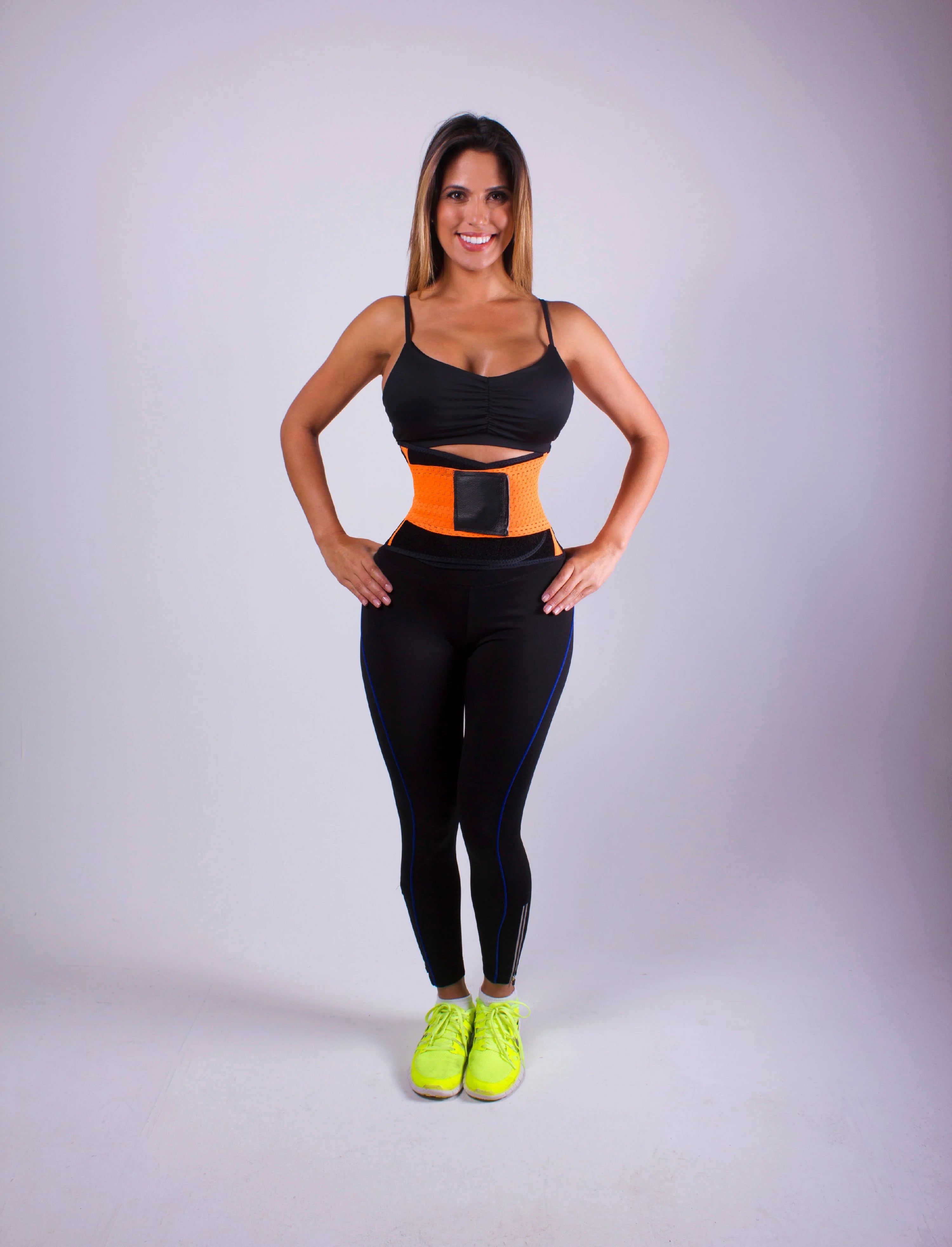 Orange Neoprene Back Support Belt V431554