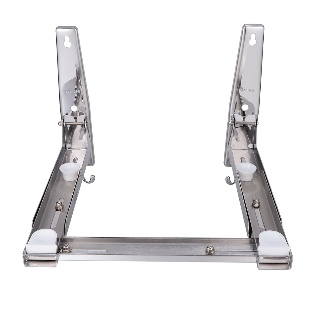 Wall-mounted Stainless Steel Folding Microwave Rack S29963
