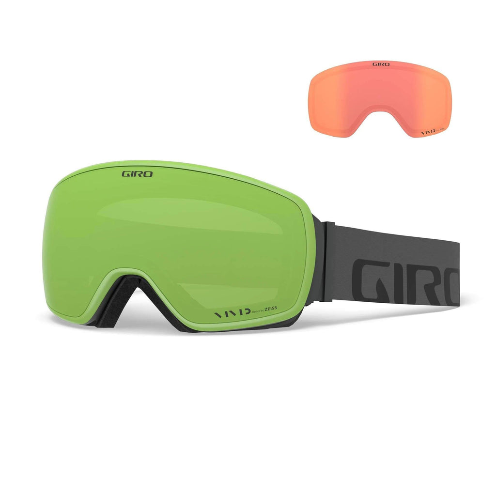 Grey Vivid Emerald Snow Goggles T116