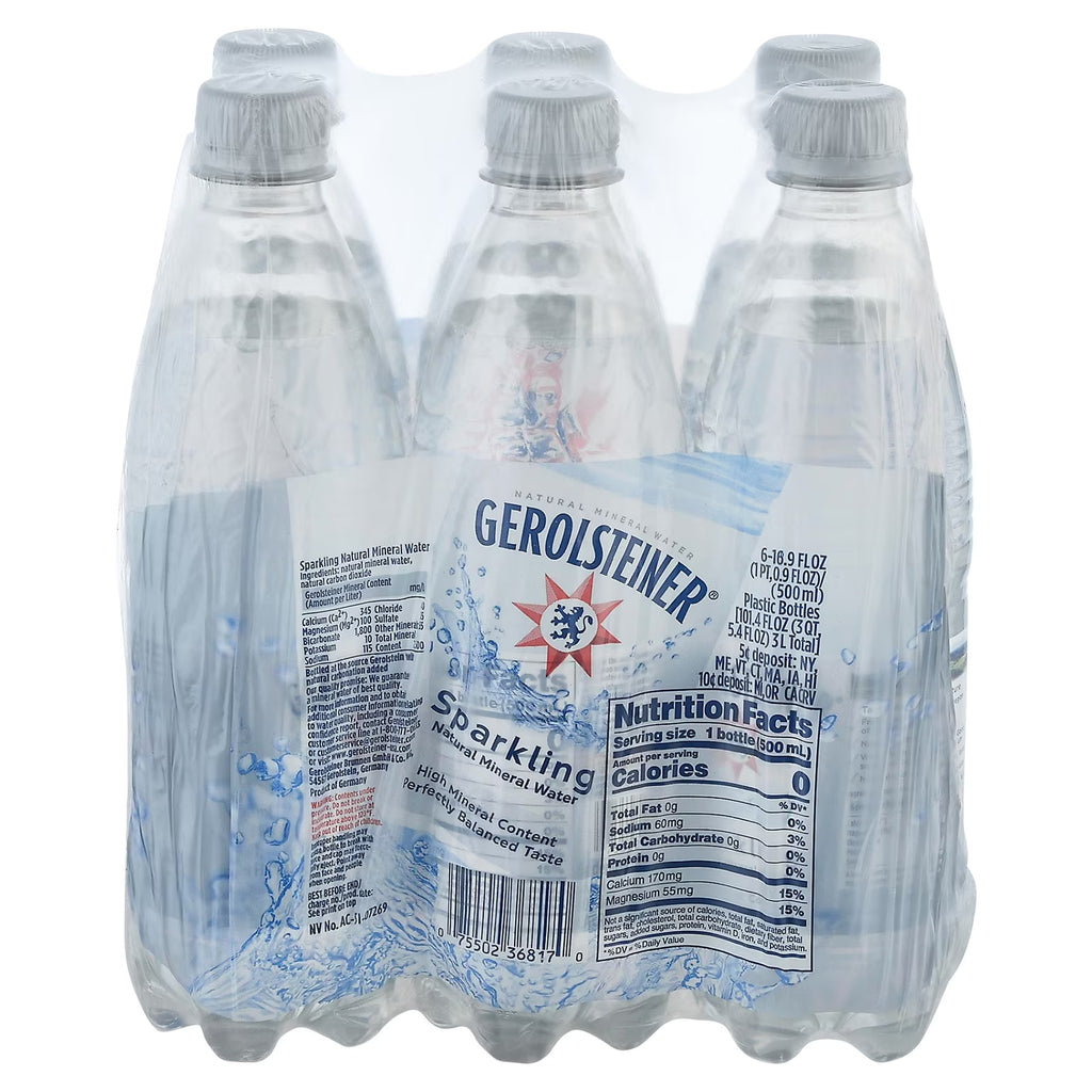 Sparkling Mineral Water - Case of 4 - 16.9 Fl oz. R861