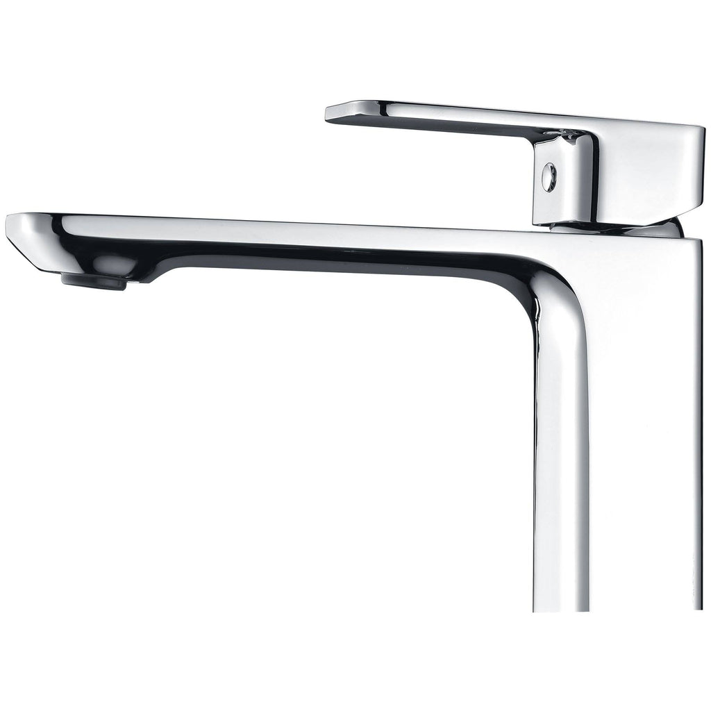Polished Chrome Single Hole Single-Handle Bathroom Sink Faucet Q1845