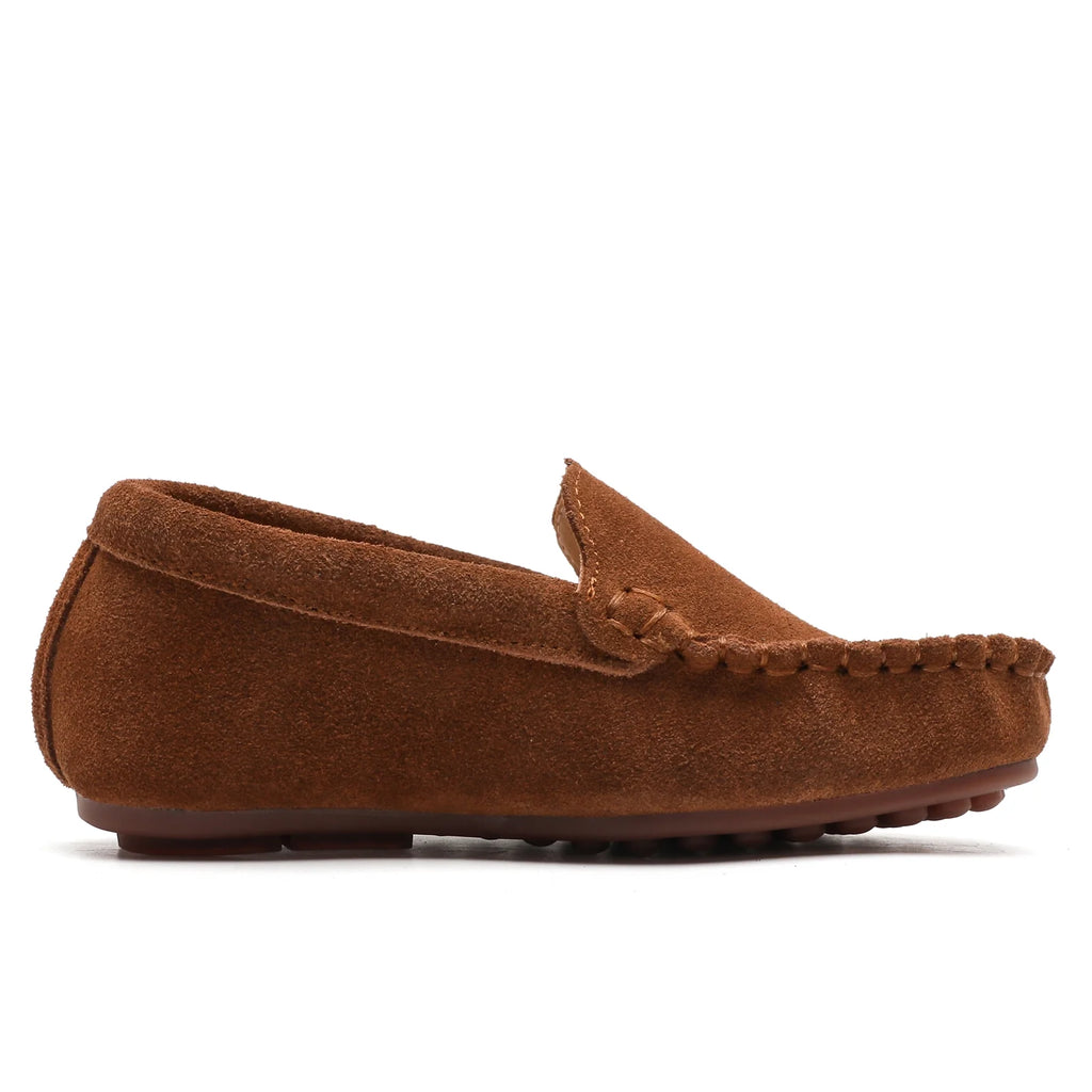Brown Slip-on Loafers Shoes Size 13.5 Little Kid B87308