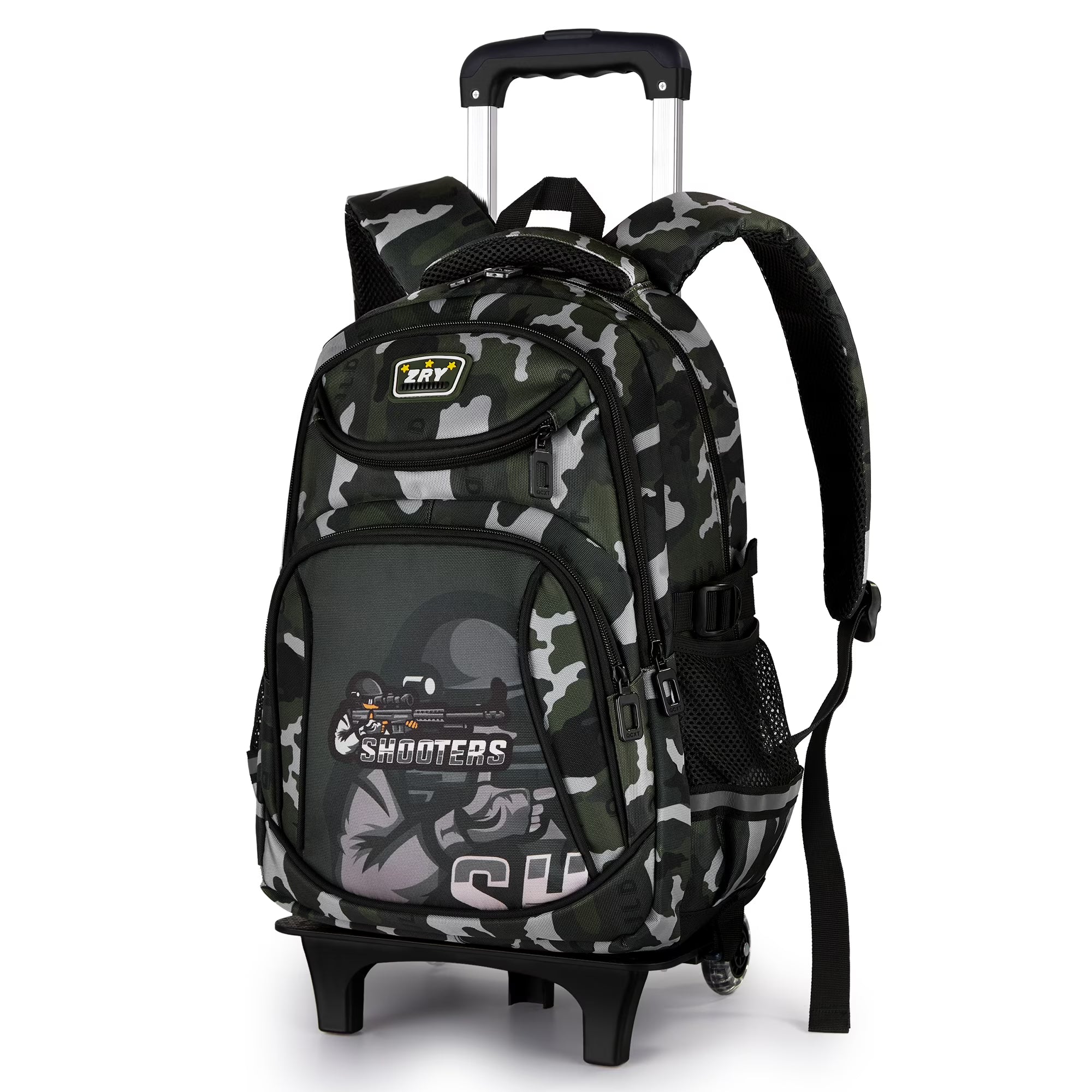 Wheeled Backpack Rolling Daypack Trolley School Bag S501217