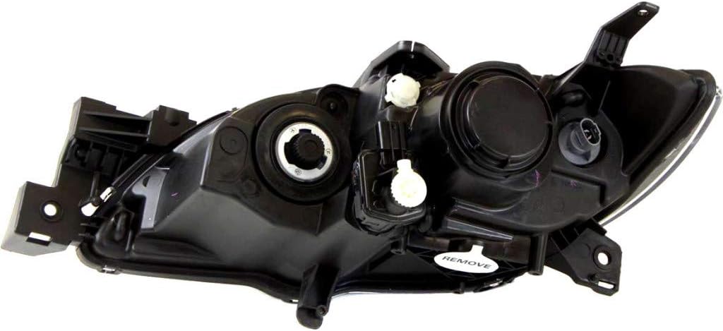Passenger Side Headlight Assembly for Mazda 3 Sedan 2004-2006 E2319