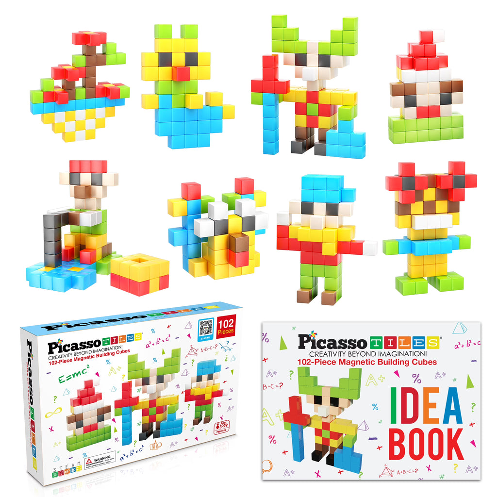 102pcs Magnetic Puzzle Cube Sensory Toys F19647