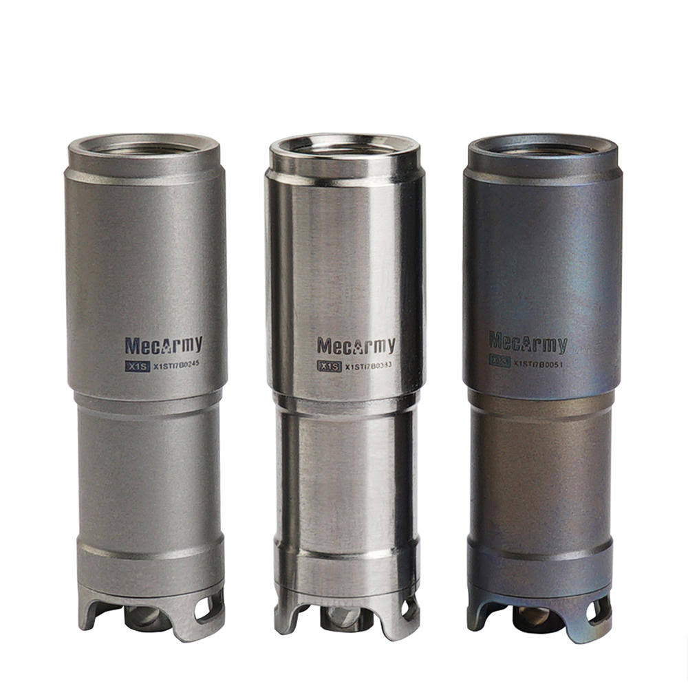 Mini Rechargeable Titanium Keychain Flashlight J7430