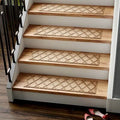 Camel Argyle Stair Tread Q629390