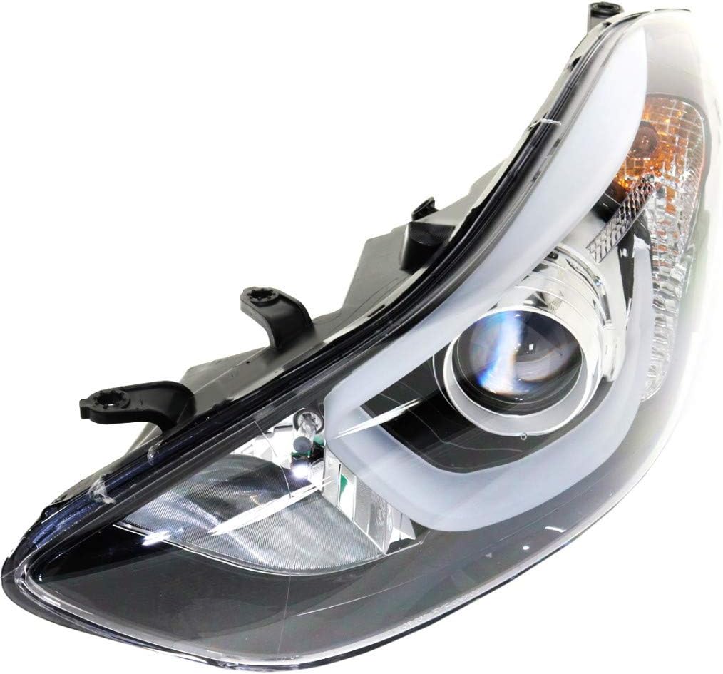 Hyundai Elantra Headlight Assembly 2014 2015 2016 Passenger Side M874