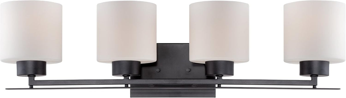 Aged Bronze Three Light Flush Fixture M90437