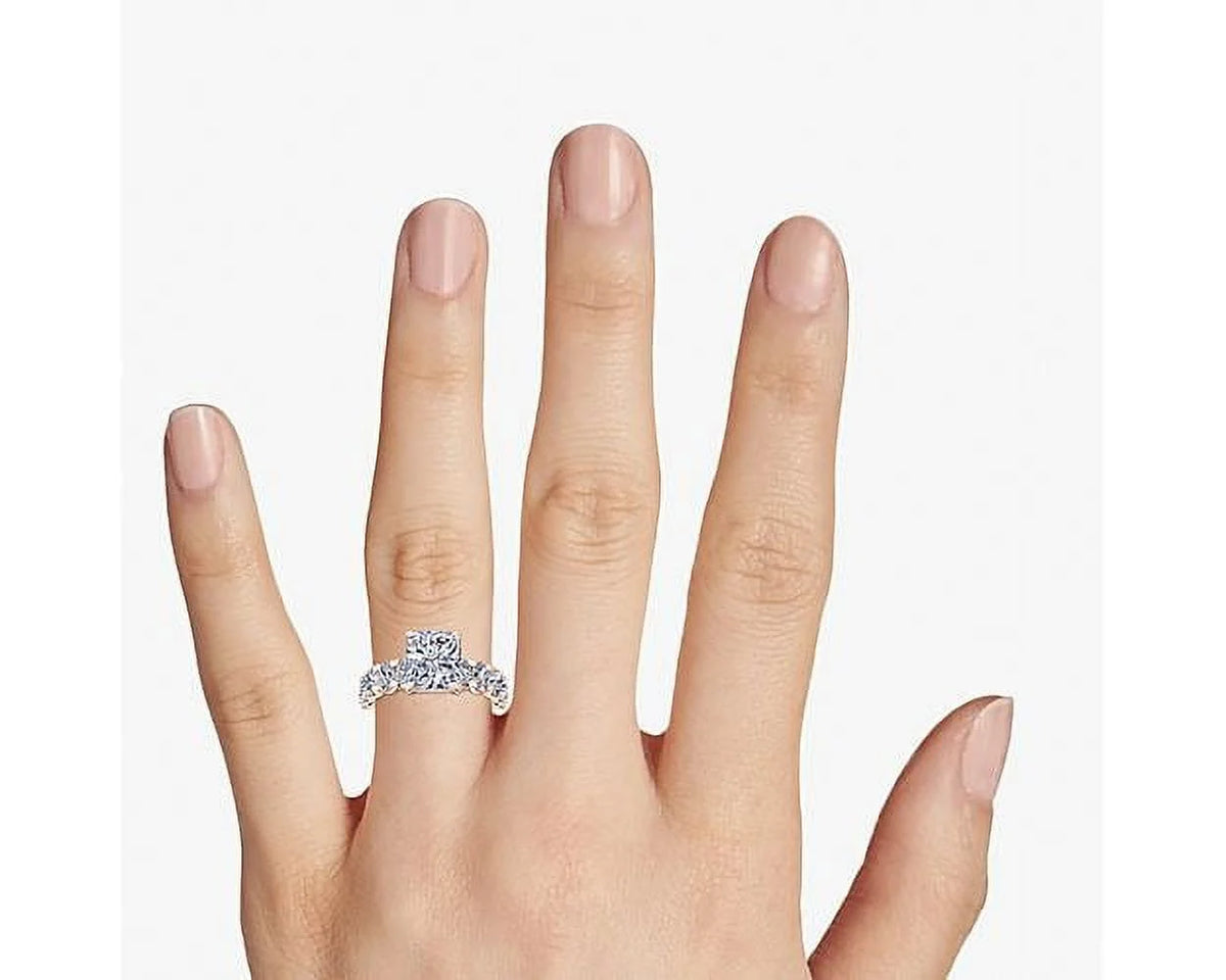 14K Rose Gold Diamond Engagement Ring N5954