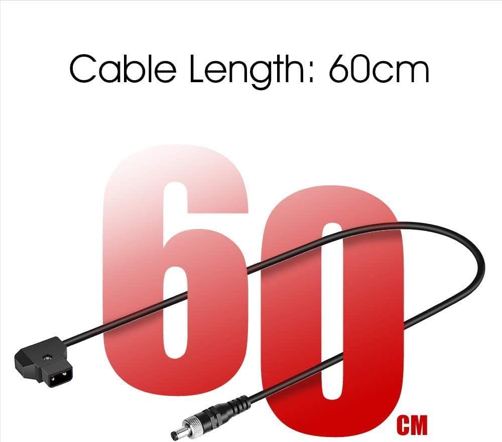 Male D-TAP to DC Barrel 2.1mm 23.6'' Power Supply Cable K3488