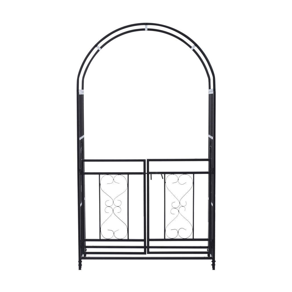 Black Metal Garden Arch S7749