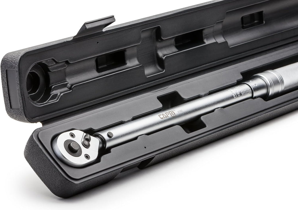 30-250 Foot Pound Industrial Torque Wrench, 1/2" Drive, Matte Chrome G103
