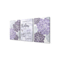 Purple Flower Watercolor Canvas Art Y12546