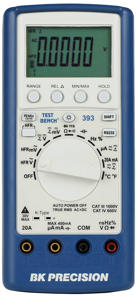 True RMS Handheld Digital Multimeter with USB Interface F431184