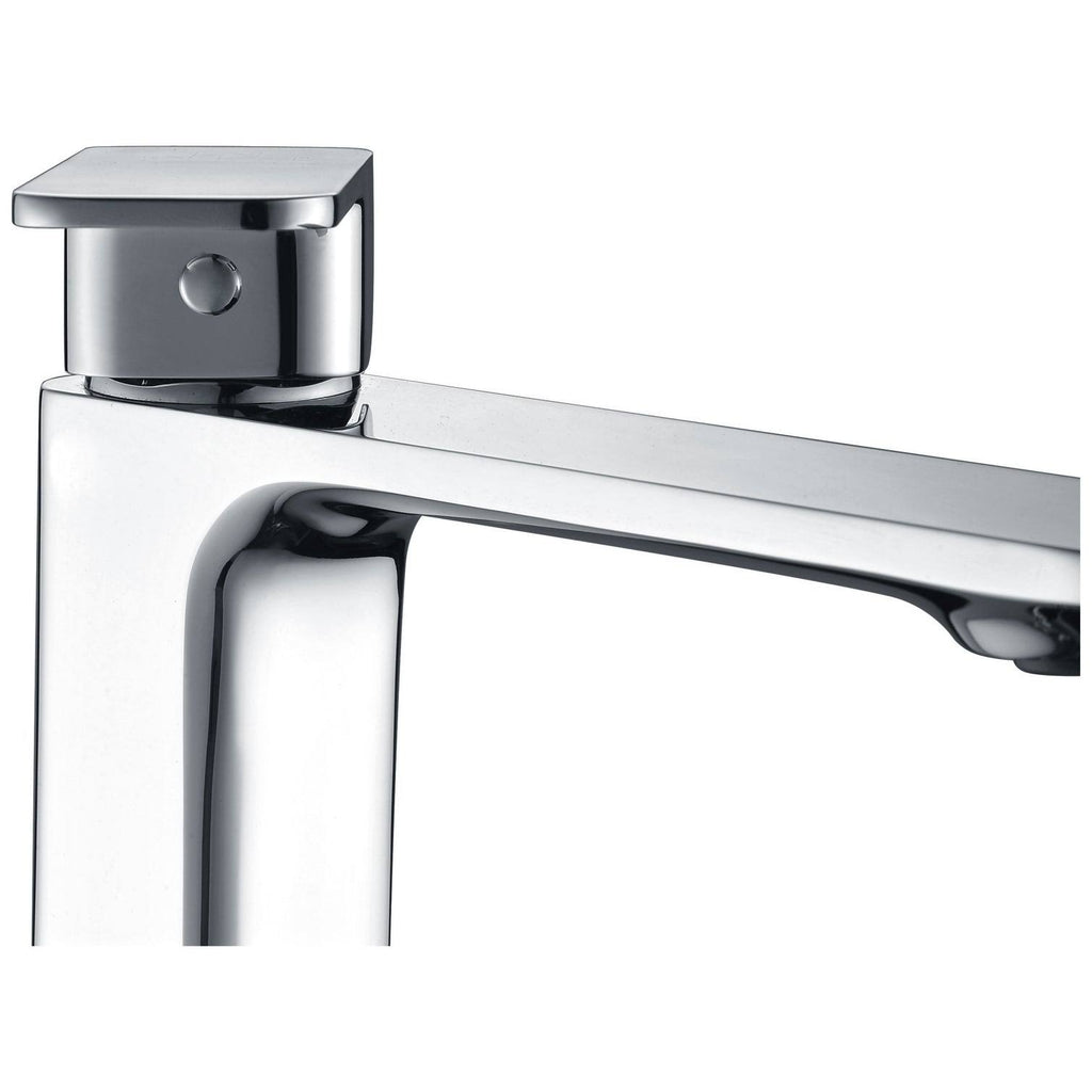 Polished Chrome Single Hole Single-Handle Bathroom Sink Faucet Q1845
