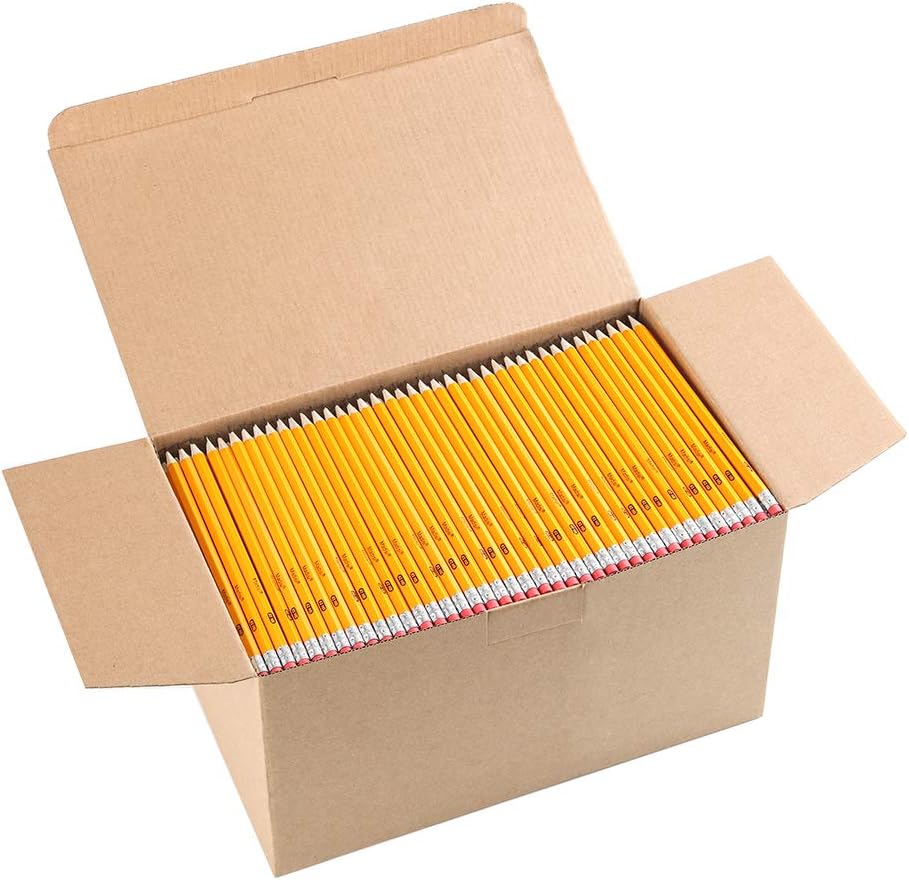 1000 Pre-sharpened Yellow Wood-Cased HB Pencils F168501
