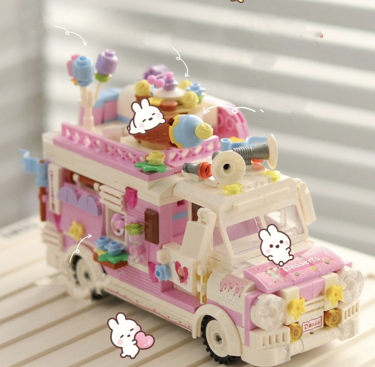 Dessert Car Building Blocks 590 Blocks F35491