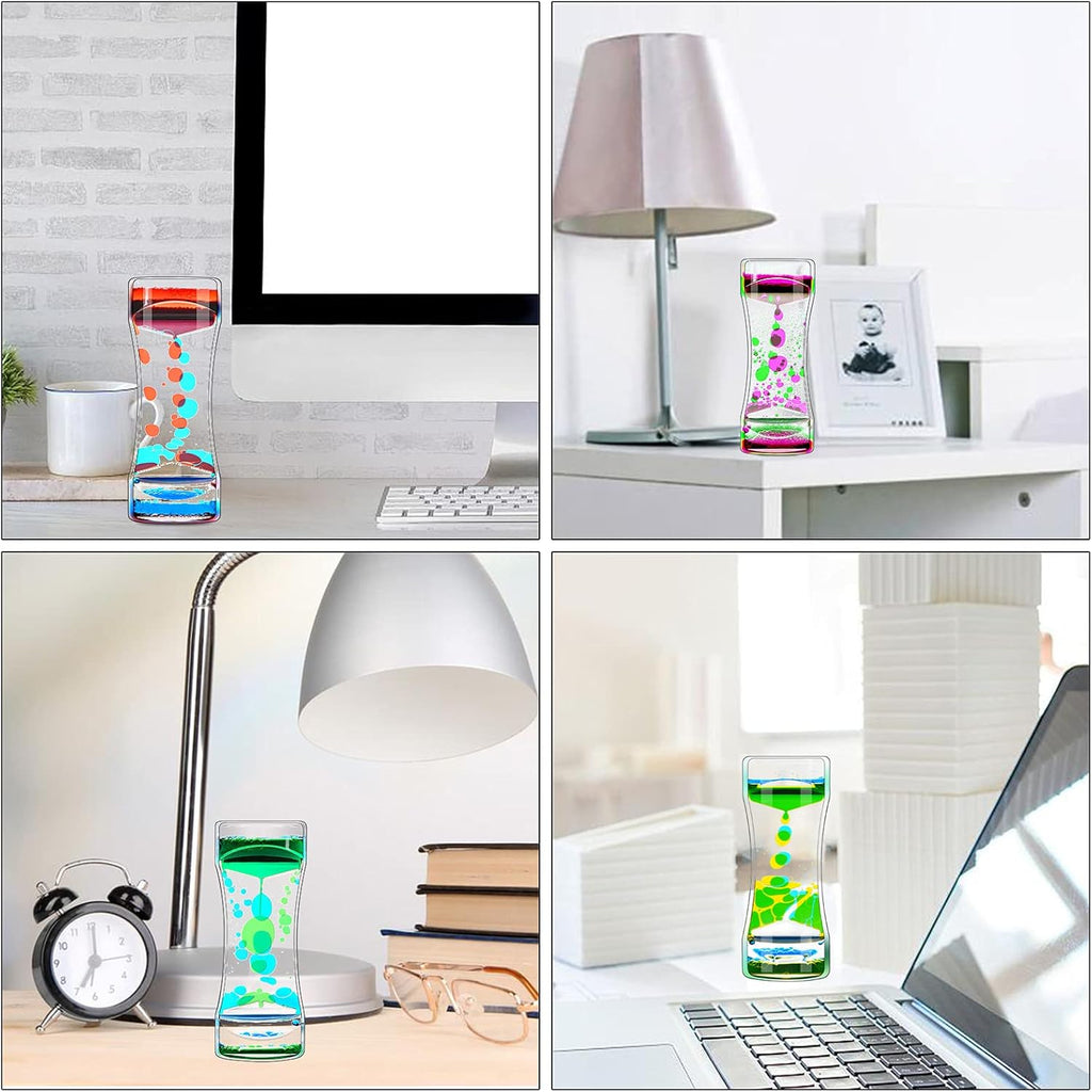 Liquid Motion Bubbler Timer Pack of 8 Sensory Fidget Toys C88296