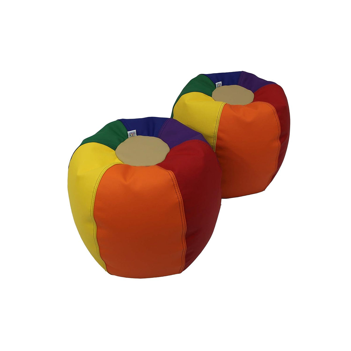 12 inch Puffs Bean Seating Set 2-Pack Purple G640751