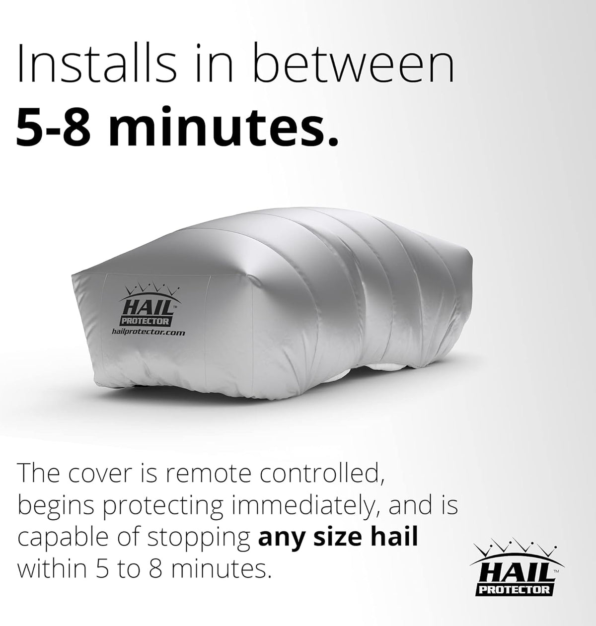 Portable Car Cover System for SUV, Truck or Van Q28385
