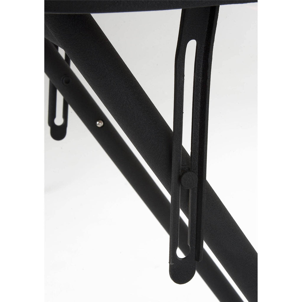 Adjustable Height PVC Top Table Black X376253