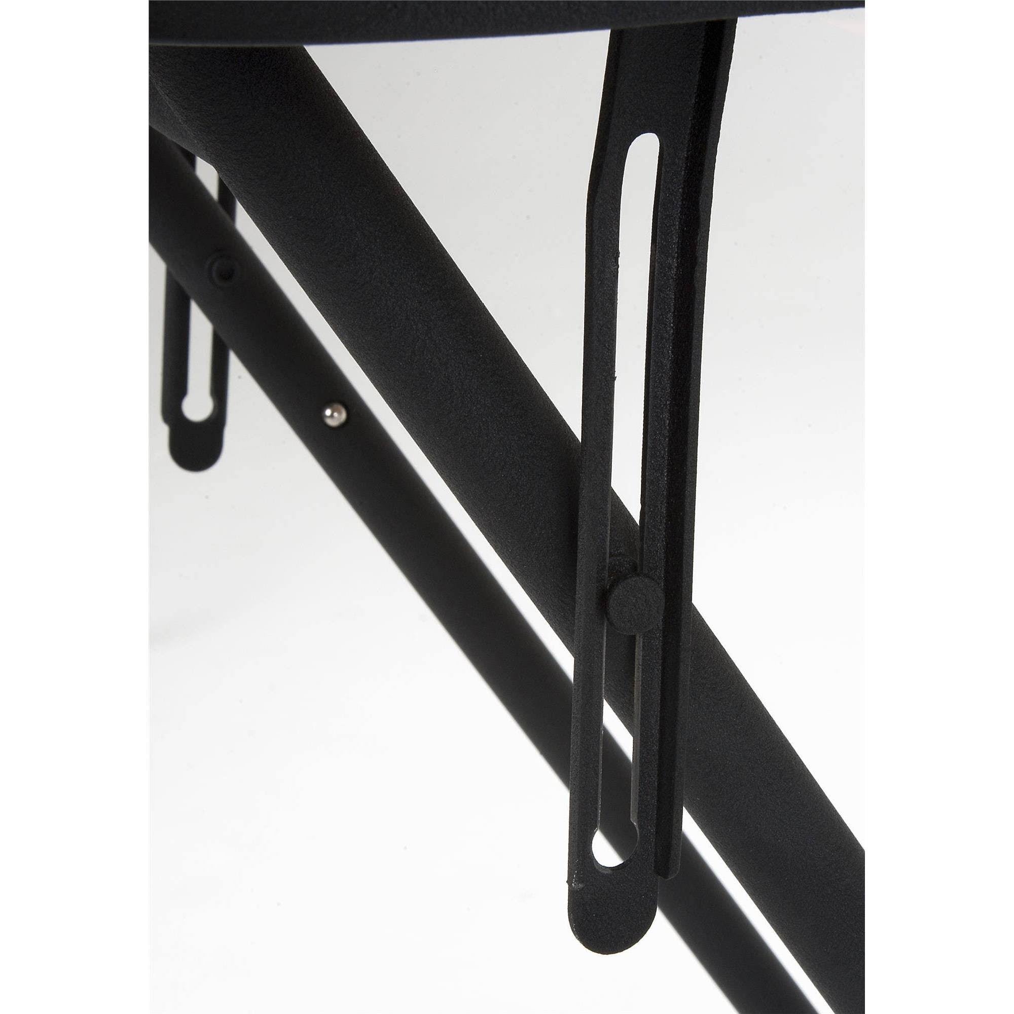 Adjustable Height PVC Top Table Black X376253