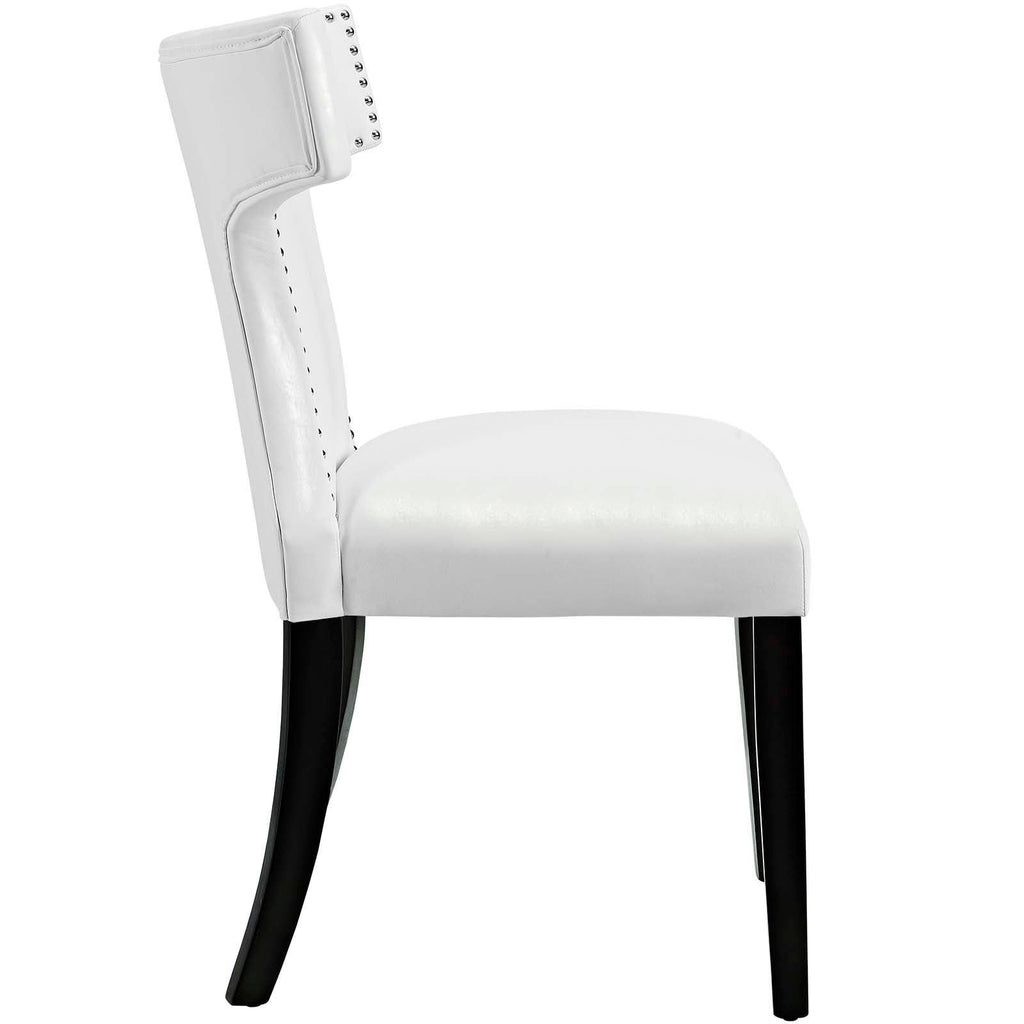 Black Vinyl Dining Chair G73775