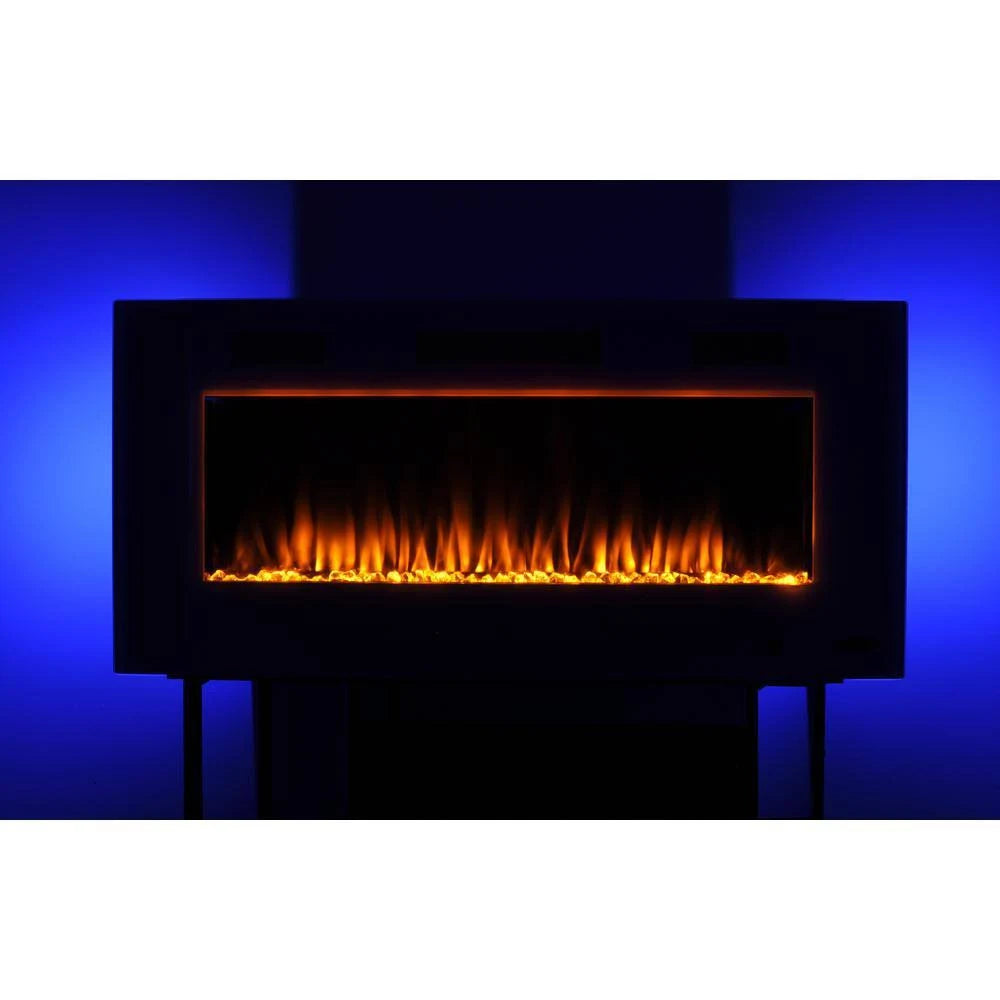 Black Wall-Mount Electric Fireplace Y2237