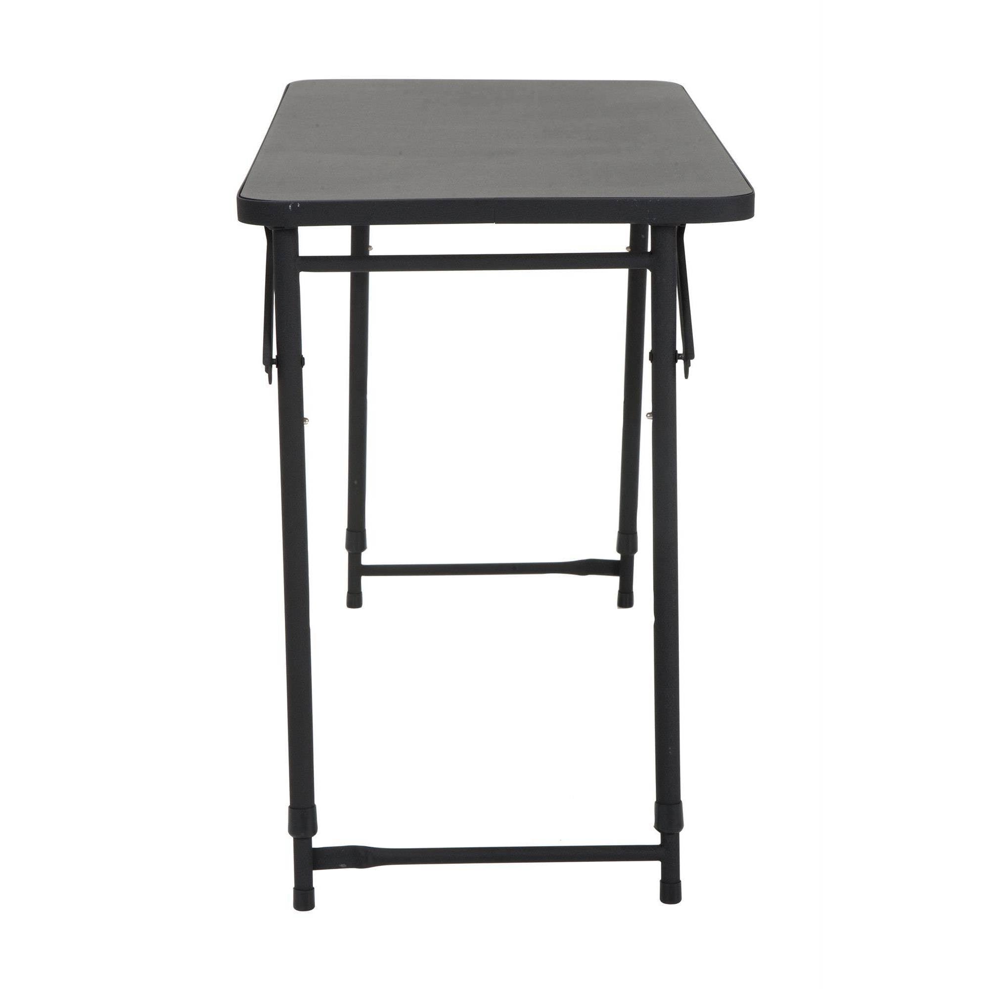 Adjustable Height PVC Top Table Black X376253