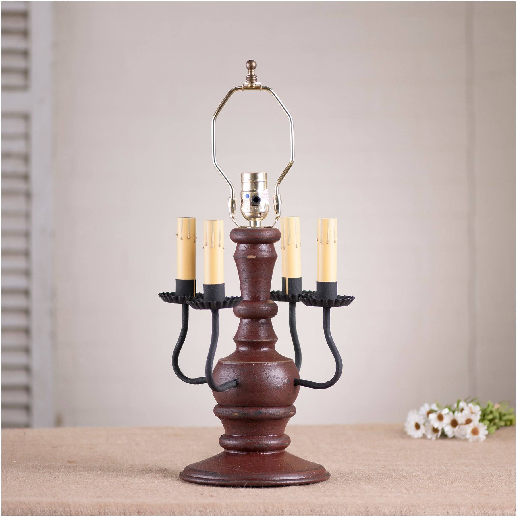 Americana Red Lamp Base L363
