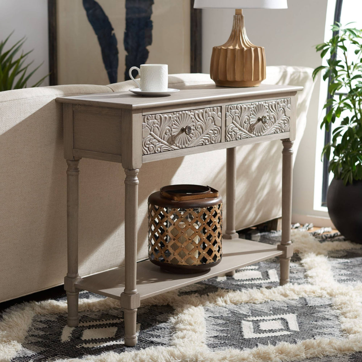 2 Drawer Console Table G725308