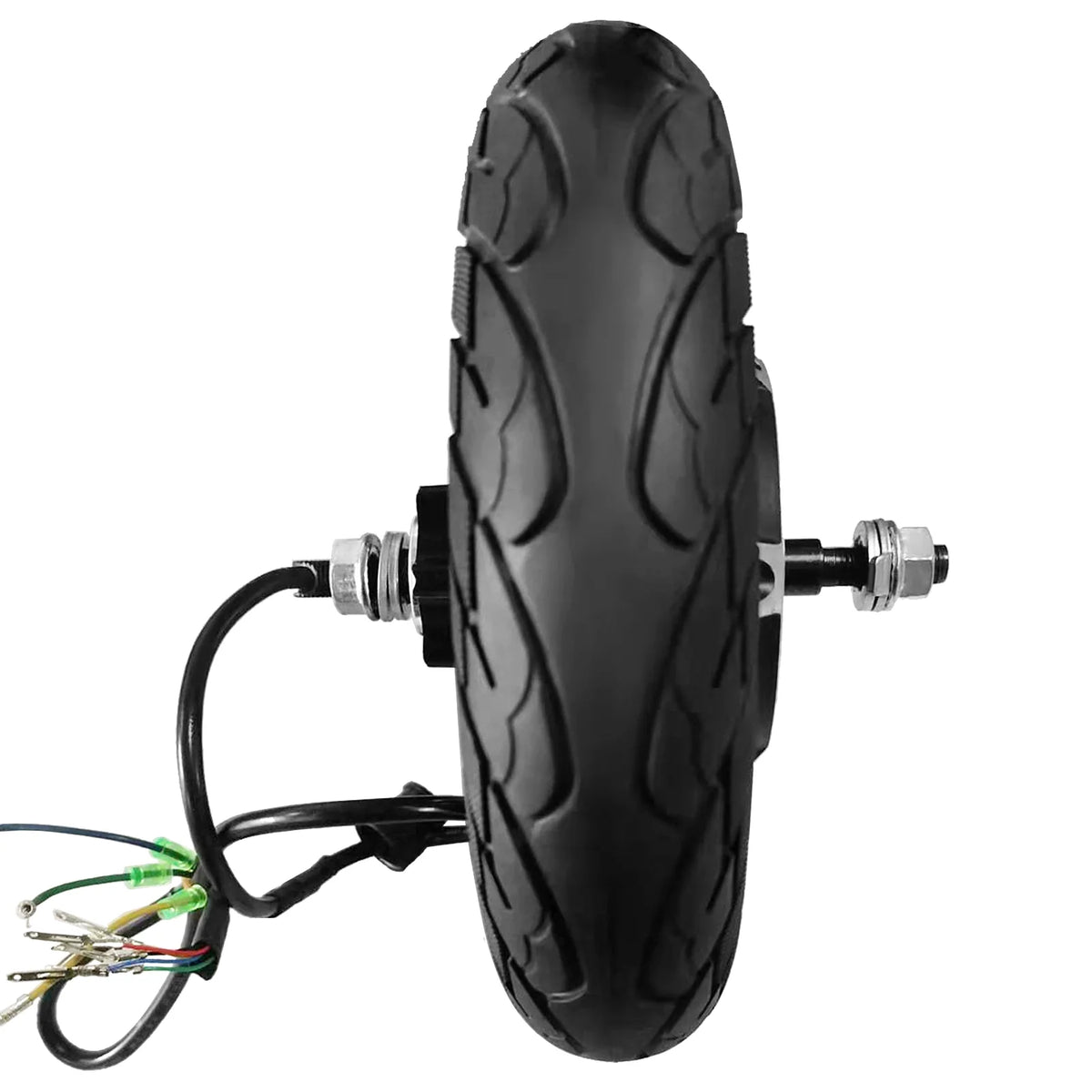 10'' Electric Scooter Front Tire with Hub Motor 48V 500W Brushless Wheel Replacement B9701
