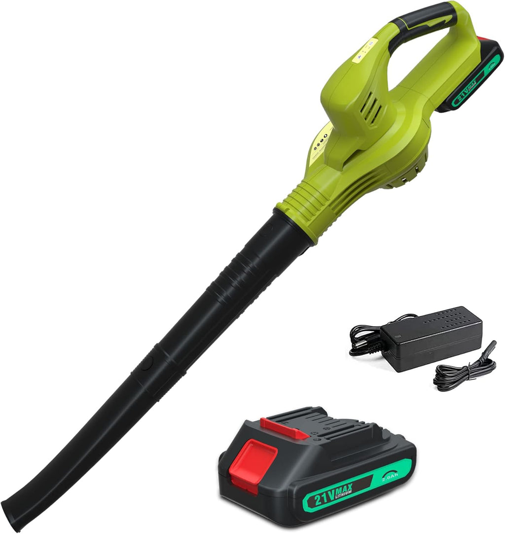 21V Cordless Handheld Leaf Blower with 4.0Ah Battery and Charger S818