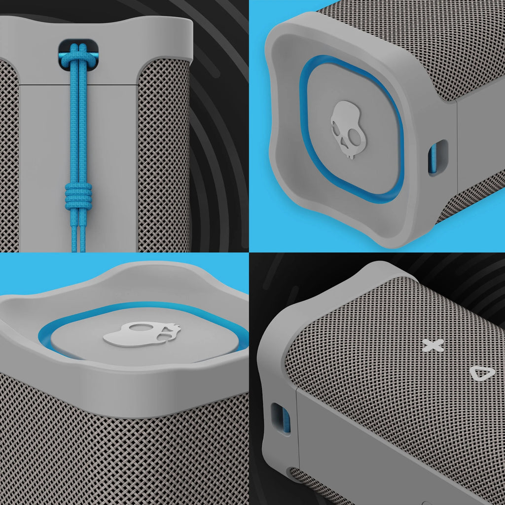 Compact Tough Wireless Speaker, Light Grey C7717