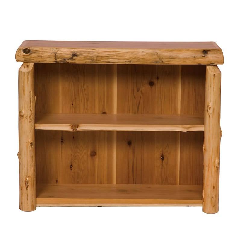 Small Cedar Log Bookcase J9070