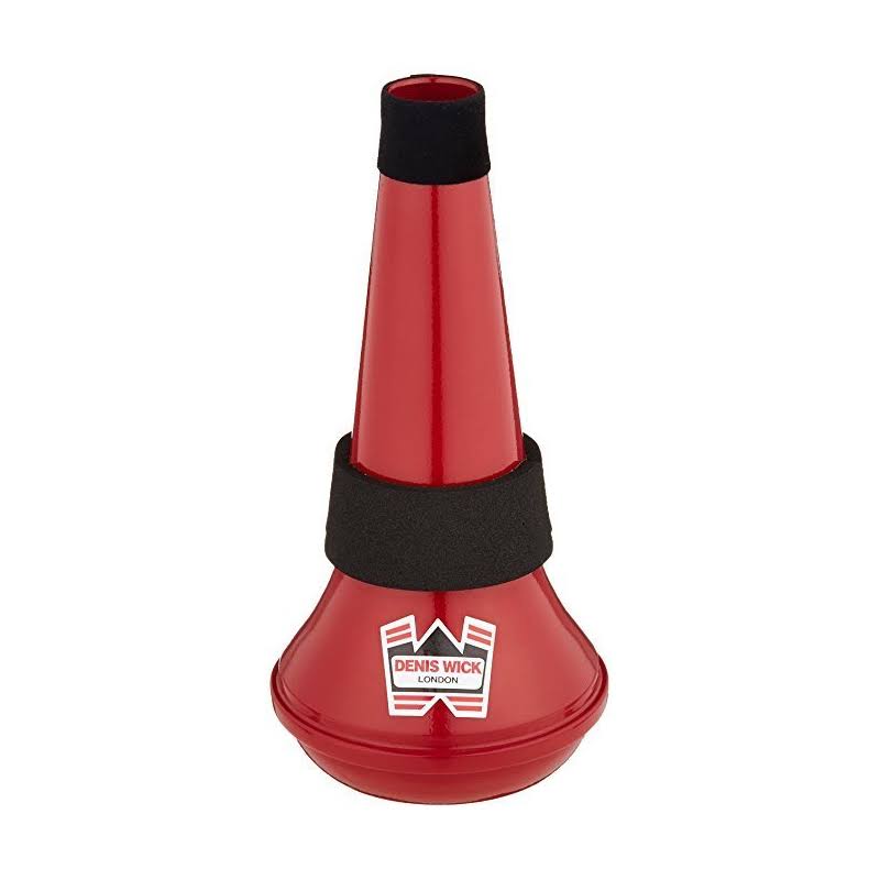 Red Aluminum Bass Trombone Travel Mute M5102