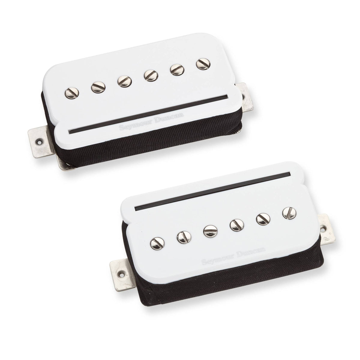 White P-Rails Pickup Set D2547