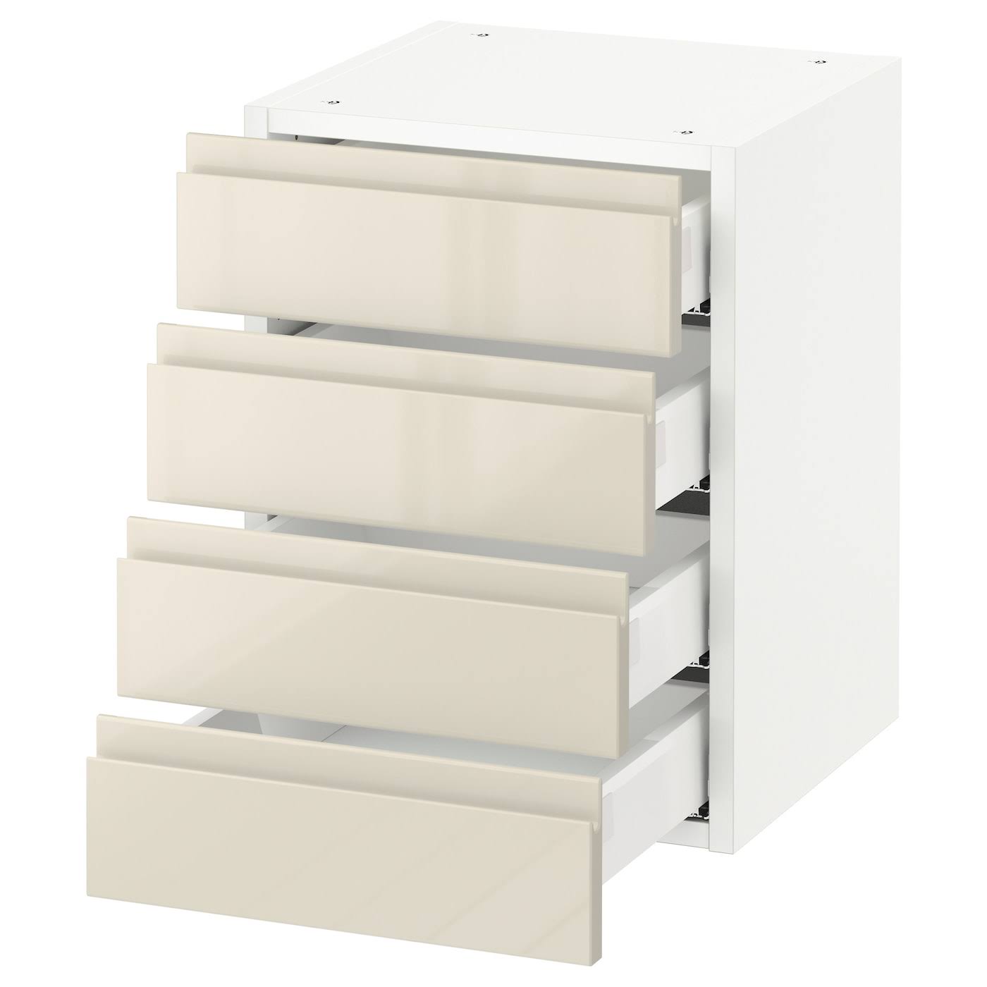 White 4 Drawer Wall Cabinet E3707