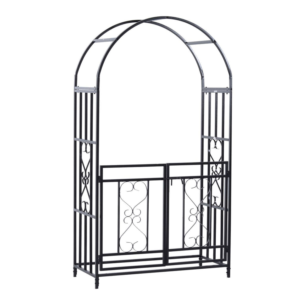 Black Metal Garden Arch S7749