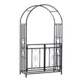 Black Metal Garden Arch S7749