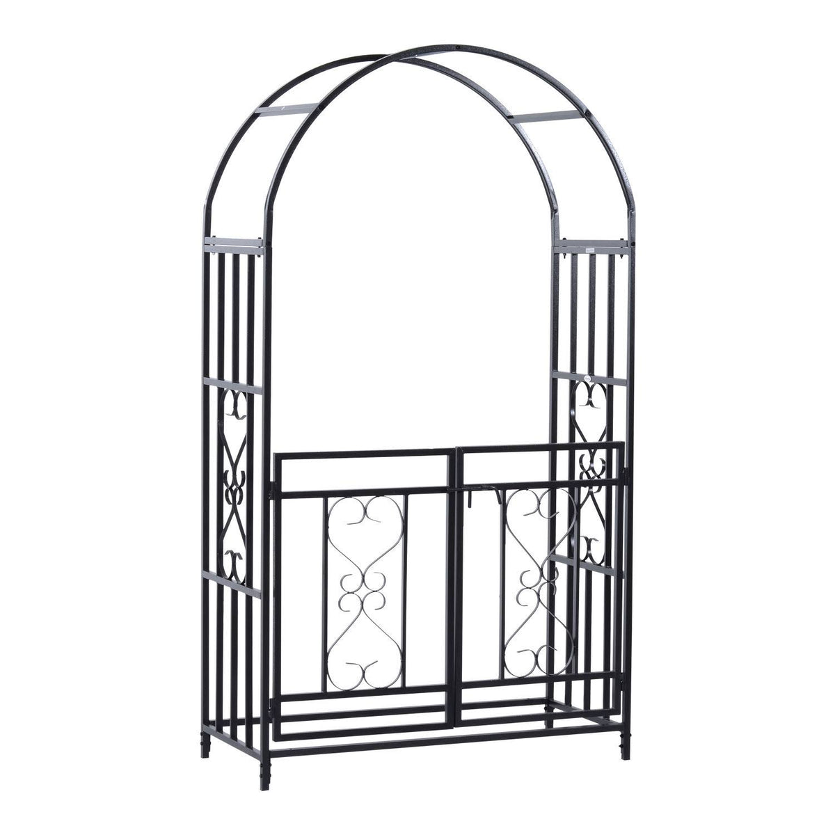 Black Metal Garden Arch S7749