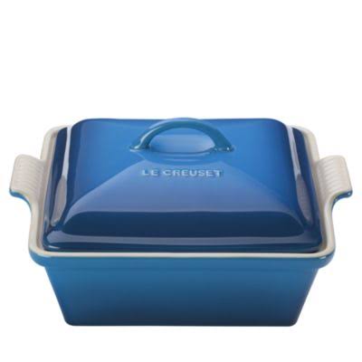 2.5-Quart Stoneware Covered Square Casserole O8730
