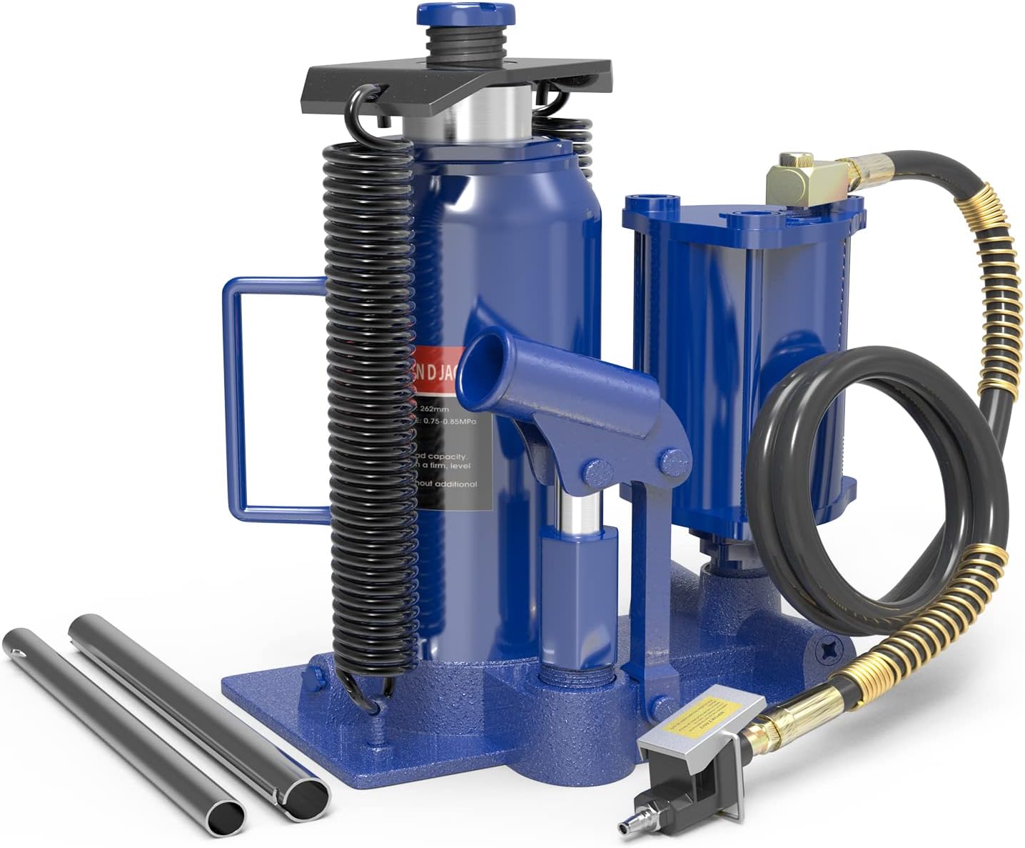 20 Ton Pneumatic Hydraulic Bottle Jack with Manual Hand Pump Q94042