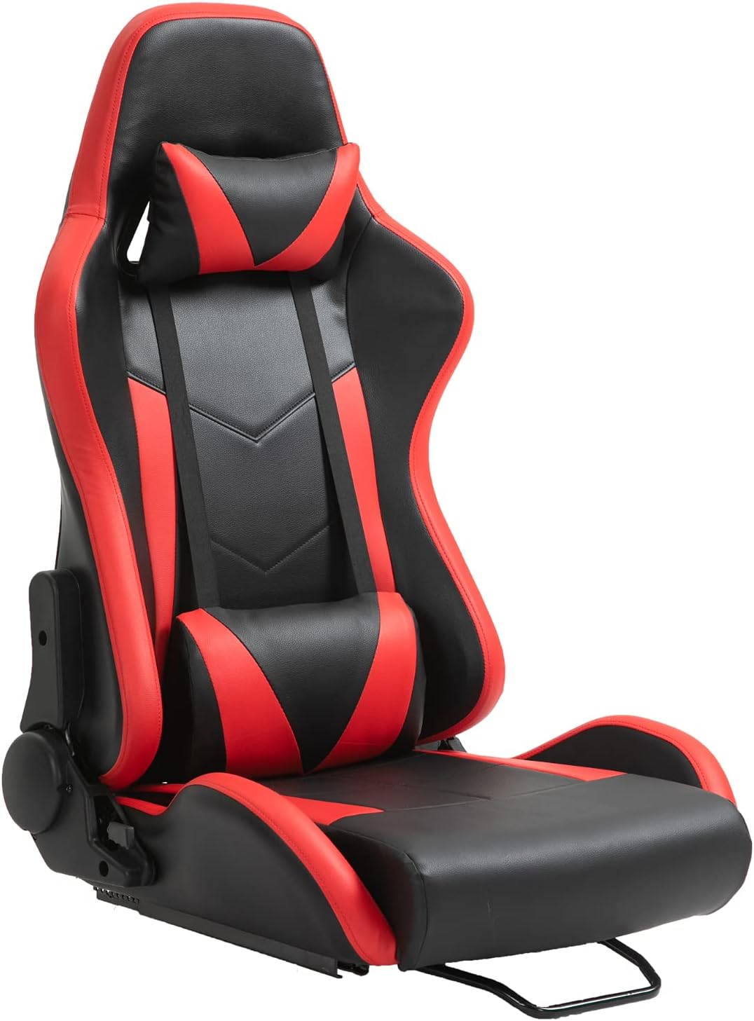 Black Cloth Racing Seat with Adjustable Slide R9020