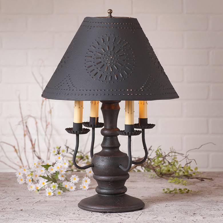 Americana Red Lamp Base L363